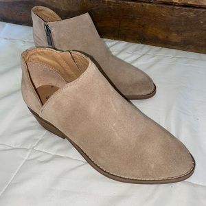 Lucky Brand Frankela Ankle Boots, Women's Size 6 M, Stonerock